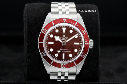 Tudor M7939A1A0RU Black Bay 58 Burgundy Dial SS Jubilee Bracelet B&P