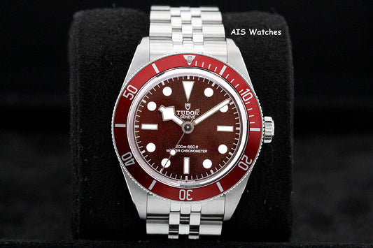Tudor M7939A1A0RU Black Bay 58 Burgundy Dial SS Jubilee Bracelet B&P