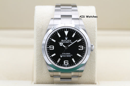 Rolex Explorer 214270 39MM MK2 Dial 2019 Box & Papers