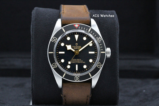 Tudor 79030N Black Bay Fifty-Eight 58 Black Dial 39MM Leather Strap BB58 B&P