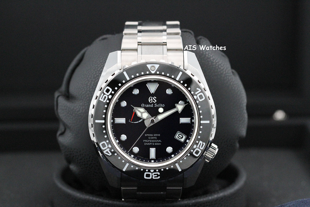 Grand Seiko SLGA001 60th Anniversary 600M Diver DARK Blue Dial B&P