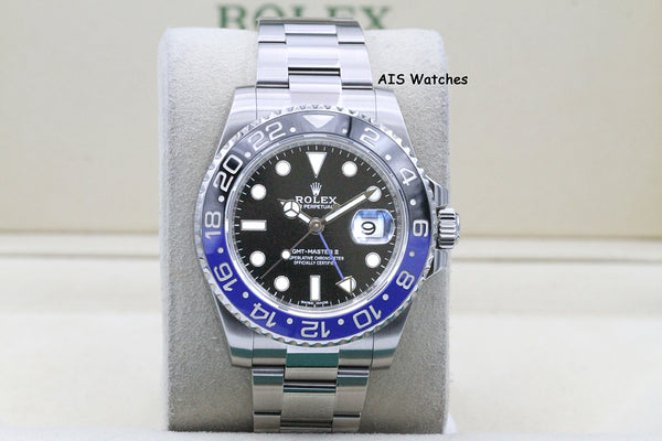 Rolex GMT Master II 116710BLNR Batman Blue/Black Oyster 2016 B&P