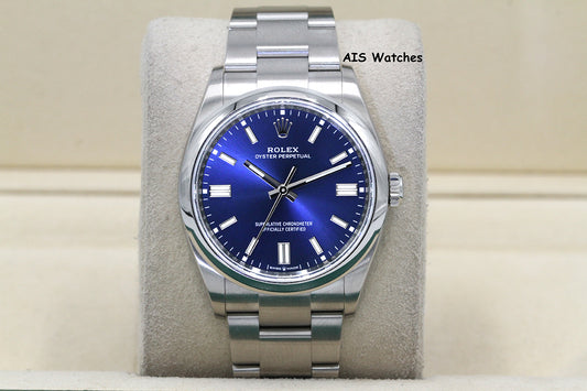Rolex 126000 Oyster Perpetual 36MM Blue Dial 2022 Box & Papers