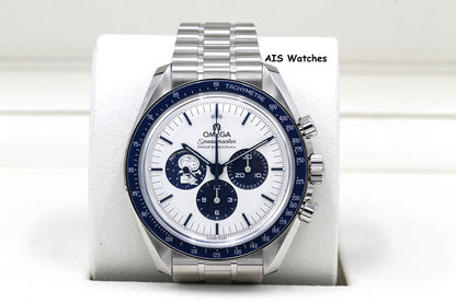 BNIB Omega SpeedMaster Moonwatch Apollo 13 Silver Snoopy SS Bracelet 310.32.42.50.02.001 BP