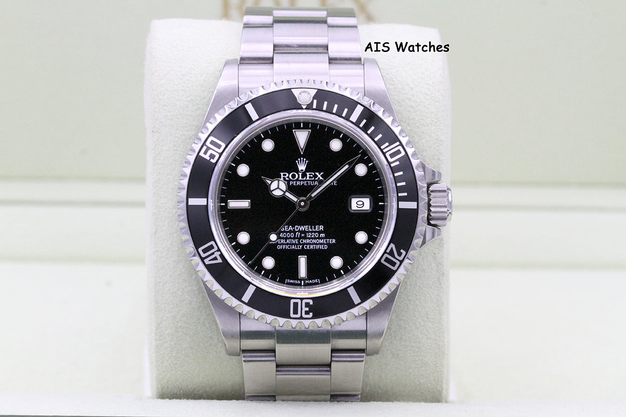 Rolex Sea Dweller 16600 SD Z Serial 40MM No Hole Case / SEL B&P