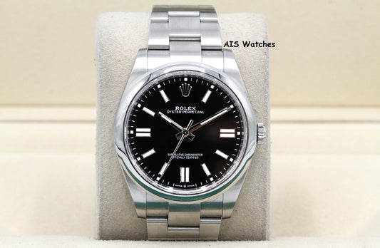 Rolex 124300 Oyster Perpetual 41 MM Black Dial 2022 Box & Papers