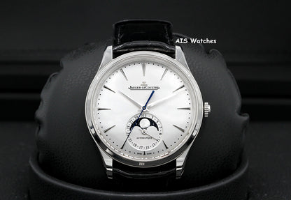 Jaeger-LeCoultre Q1368430 Master Ultra Thin Moon 39MM Stainless Steel Silver Dial B&P