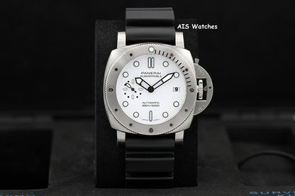 Panerai PAM 1223 Submersible 42MM 3 Days White Dial B&P