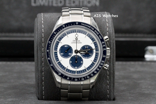 Omega Speedmaster CK2998 Blue SS Bracelet / Leather 311.33.40.30.02.001 Box&Papers