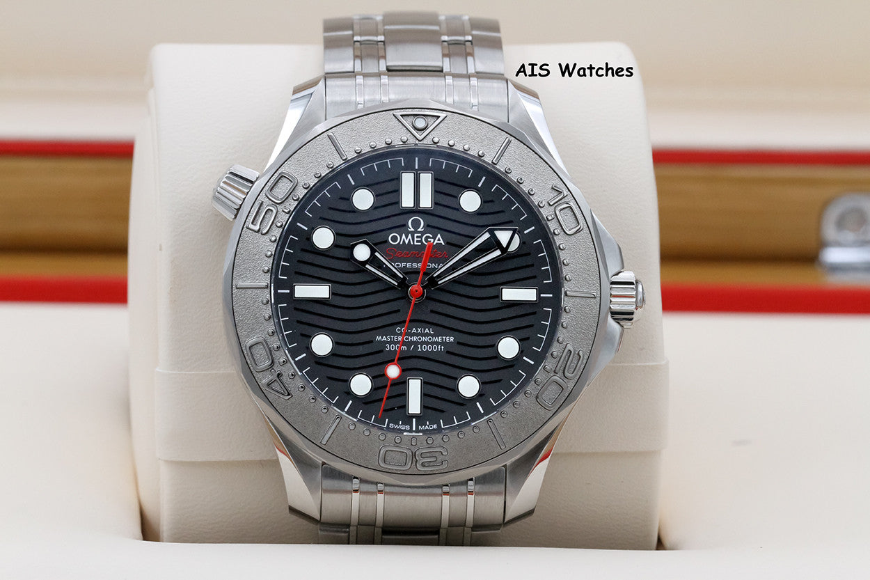 BNIB Omega Seamaster 300M Nekton Edition Black Wave SS 210.30.42.20.01.002 B&P