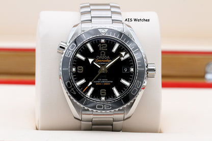 Omega Seamaster Planet Ocean 600M 215.33.40.20.01.001 39.5MM Black Dial SS B&P