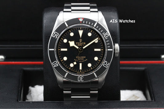 Tudor 79220N Heritage Black Bay Black Stainless Steel / NATO / Leather Box & Paper
