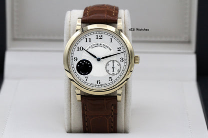 A. Lange & Sohne 1815 Moonphase F.A. Lange Homage 212.050 18K Gold 37.40MM Box & Papers