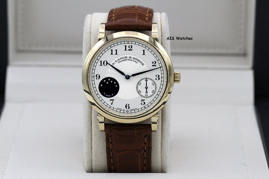 A. Lange & Sohne 1815 Moonphase F.A. Lange Homage 212.050 18K Gold 37.40MM Box & Papers