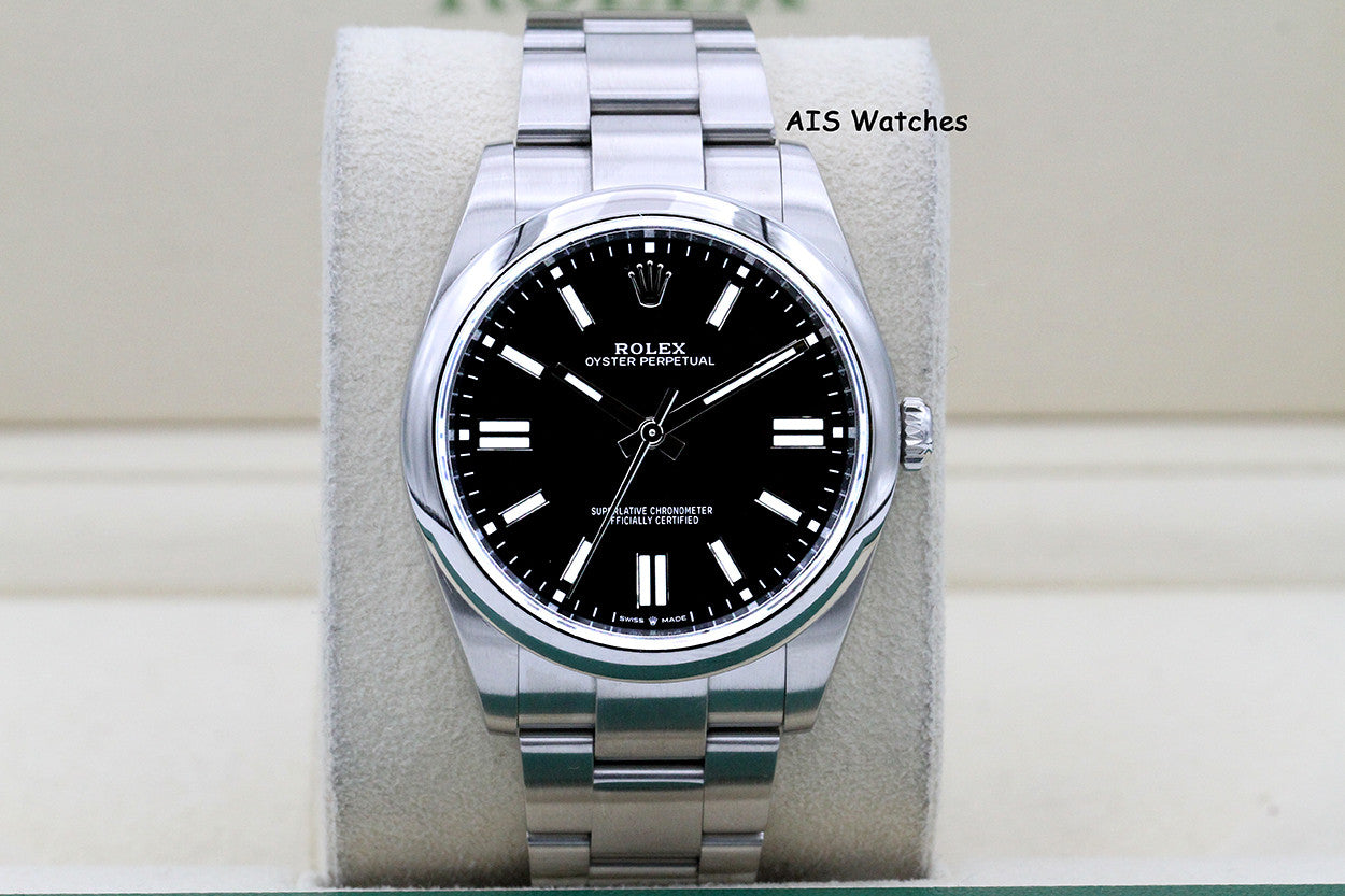 Rolex 124300 Oyster Perpetual 41 MM Black Dial 2022 Box & Papers
