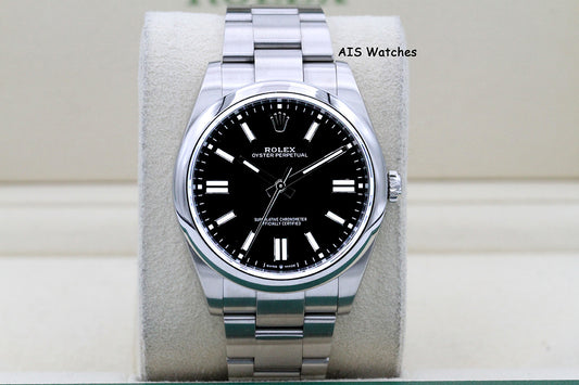 Rolex 124300 Oyster Perpetual 41 MM Black Dial 2022 Box & Papers