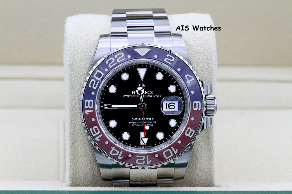 BNIB Rolex GMT Master II 126710BLRO Red Blue Pepsi / Oyster Box & Papers
