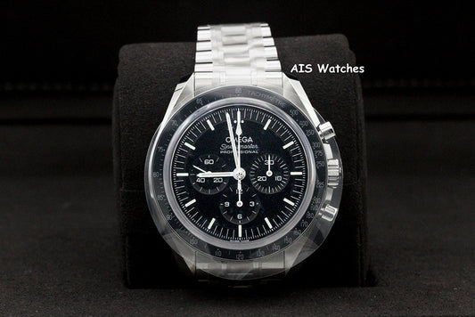 BNIB Omega SpeedMaster 3861 Moon Watch 310.30.42.50.01.002 Sapphire Sandwich BP
