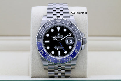 BNIB Rolex GMT Master II 126710BLNR Jubilee Batgirl / Batman Box & Papers
