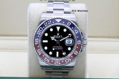 Rolex GMT Master II 126710BLRO Red Blue Pepsi Oyster Box & Paper