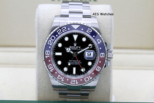 Rolex GMT Master II 126710BLRO Red Blue Pepsi Oyster Box & Paper