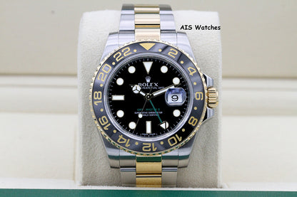 Rolex GMT Master II 18K/SS 116713LN 40MM Black Dial 2016 Box & Paper