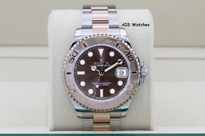 Rolex Yacht-Master 268621 18K Rose Gold / SS 37MM Chocolate Dial Box & Papers