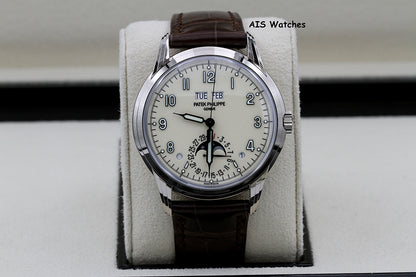 Patek Philippe Perpetual Calendar 5320G White Gold Cream Dial Box & Papers