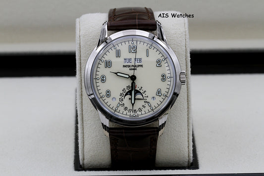Patek Philippe Perpetual Calendar 5320G White Gold Cream Dial Box & Papers
