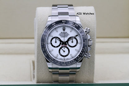 BNIB Rolex Cosmograph Ceramic Daytona 126500 White Dial Box & Papers