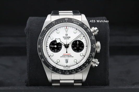 Tudor 79360N Black Bay Chronograph 41MM White Dial Stainless Steel Bracelet B&P