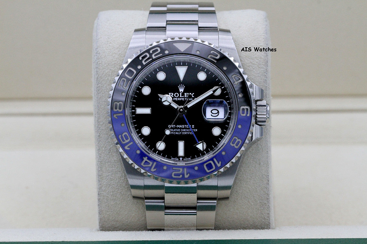 Rolex GMT Master II 126710BLNR Batman Oyster Bracelet Ceramic Bezel 2022 Box & Papers