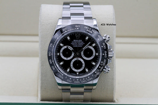 Rolex Cosmograph Ceramic Daytona 116500 Black Dial 2017 Box & Papers