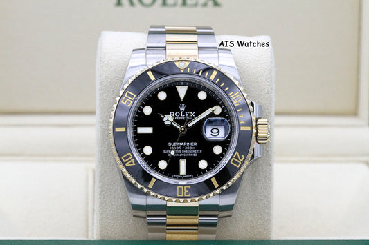 Rolex Submariner 18k/SS 116613LN Black Dial 2018 Box & Papers