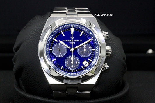 Vacheron Constantin Overseas Chronograph 42.5MM Blue 5500V/110A-B148 Box & Paper