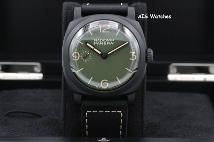 NOS / BNIB Panerai PAM 997 Radiomir 1940 48MM 3 Days Ceramic Military Green BP