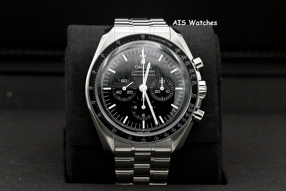 BNIB Omega SpeedMaster 3861 Moon Watch 310.30.42.50.01.001 Hesalite Crystal B&P