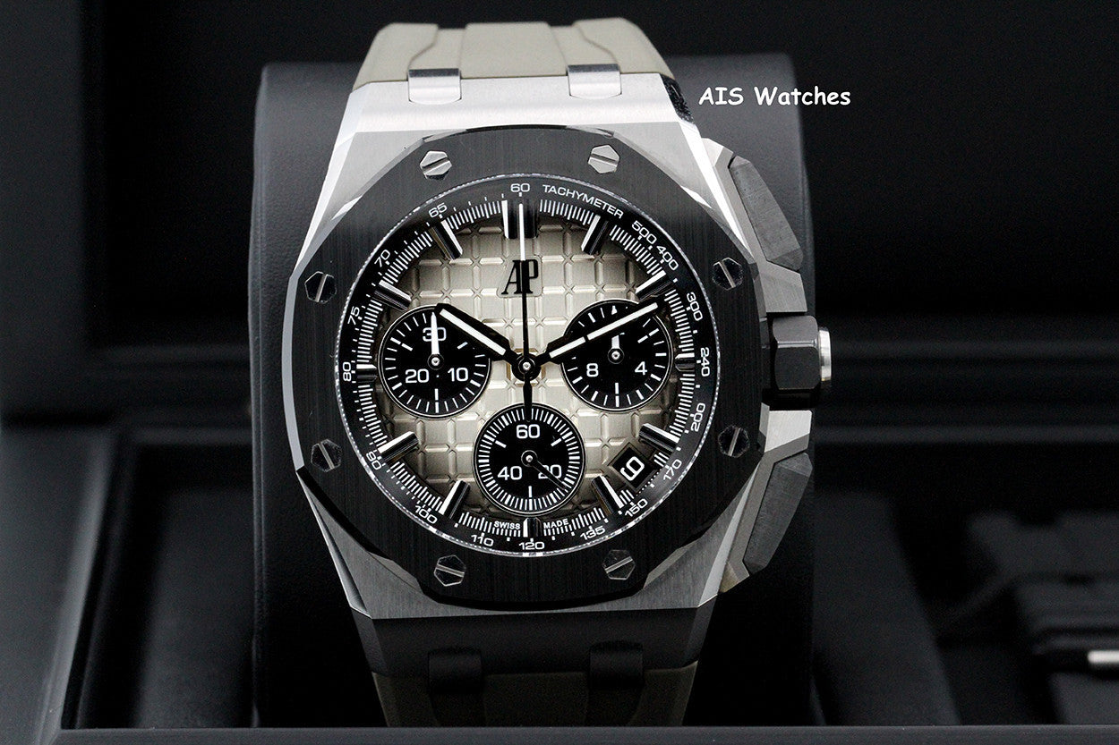 Audemars Piguet 26420SO.OO.A600CA.01 Royal Oak Offshore 43MM Taupe Dial BP