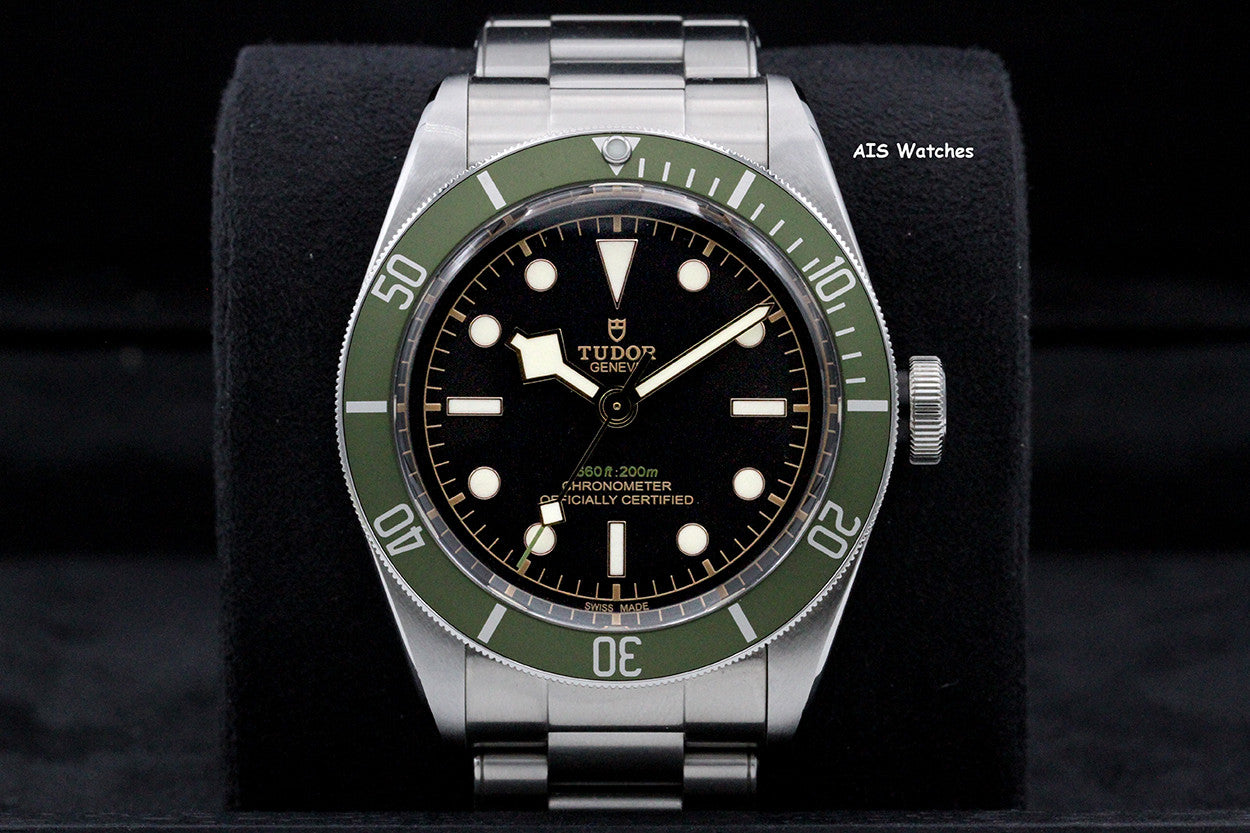 Tudor 79230G Heritage Black Bay Green Harrods Edition 2018 B&P