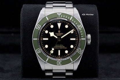 Tudor 79230G Heritage Black Bay Green Harrods Edition 2018 B&P
