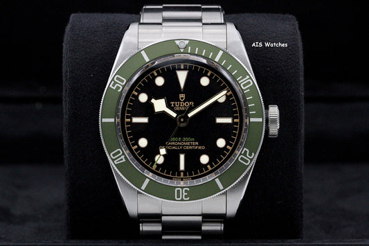 Tudor 79230G Heritage Black Bay Green Harrods Edition 2018 B&P