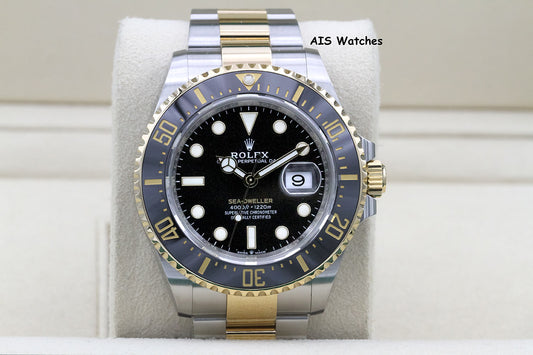 Rolex 126603 SEA-DWELLER 43MM 18K Yellow Gold / Stainless Steel Box&Paper