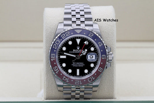BNIB Rolex GMT Master II 126710BLRO Red Blue Pepsi / Jubilee Box & Papers