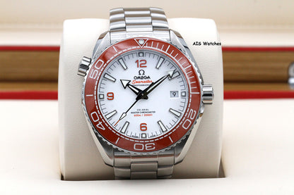 Omega Seamaster Planet Ocean 215.30.44.21.04.001 43.5MM Orange Bezel / White Dial BP