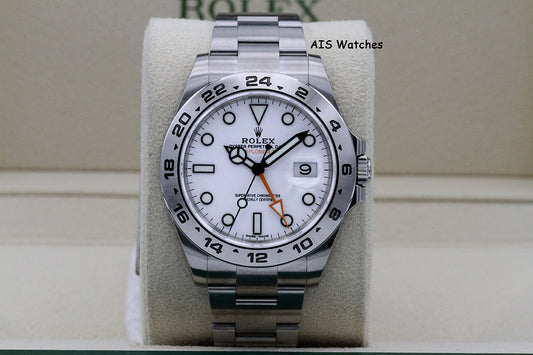 Rolex Polar Explorer II 216570 White Dial 42MM 2018 Box & Papers