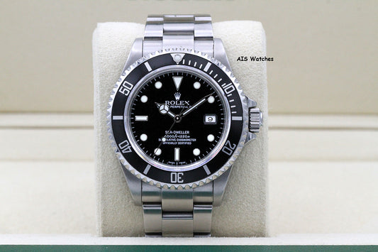 Rolex Sea Dweller 16600 SD Z Serial 40MM No Hole Case / SEL B&P Rolex Serviced