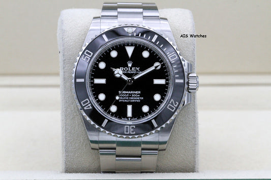 Rolex Submariner Ceramic No Date 124060 41MM 2020 Box & Paper