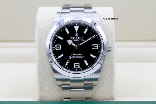 Rolex Explorer 214270 39MM MK2 Dial 2017 Box & Paper