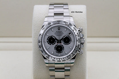 Rolex 126509 Daytona Cosmograph 18K White Gold Silver / Steel Dial B&P
