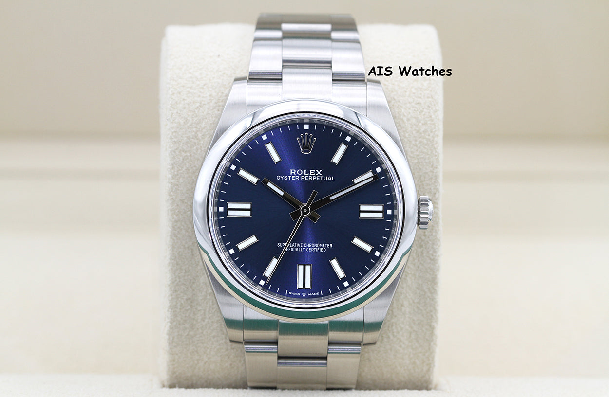 Rolex 124300 Oyster Perpetual 41 MM Blue Dial 2023 Box & Papers